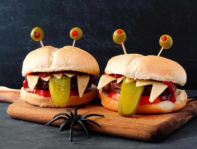 Hamburger di Halloween