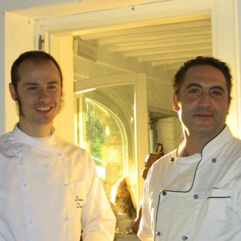 Gli chef Luca Cai e Damiano Donati 
