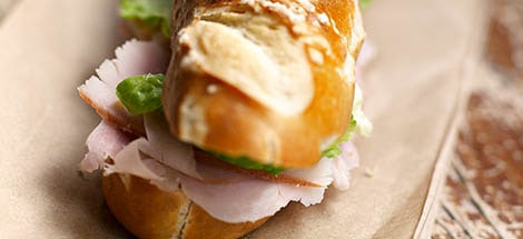 Panino con petto di pollo