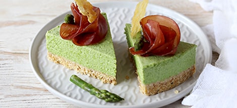 Cheesecake asparagi