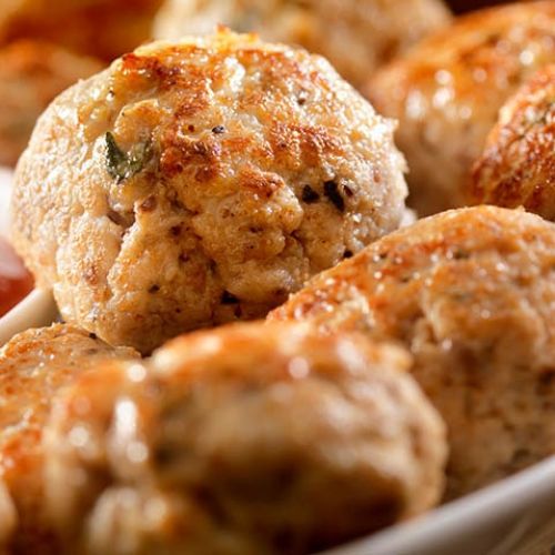 Turkey meatballs, an irresistible recipe