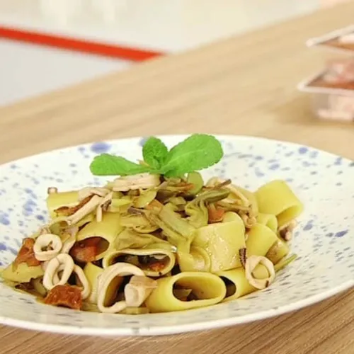 Calamarata e calamari