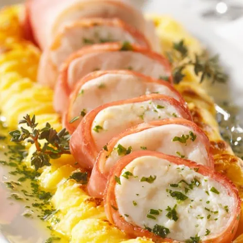 Coda Di Rospo (Froschfisch) Im Rosa Mantel