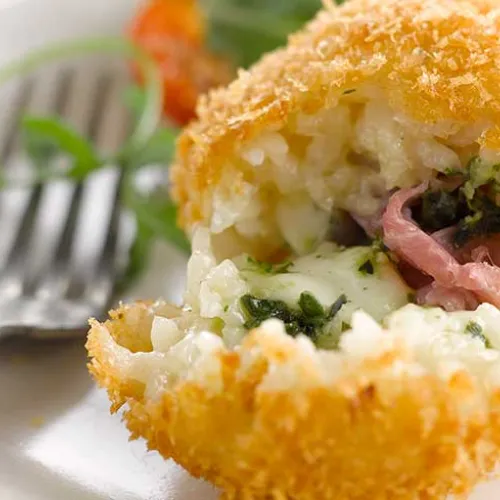 Crocchette di riso farcite