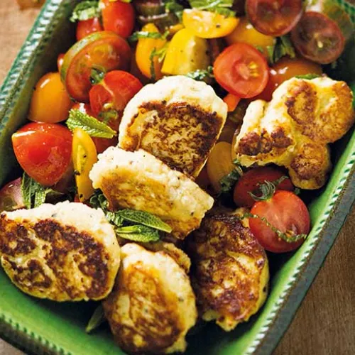 Frittelle di ricotta e speck