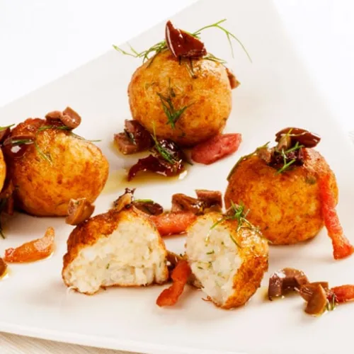  Polpette di pesce porchettate
