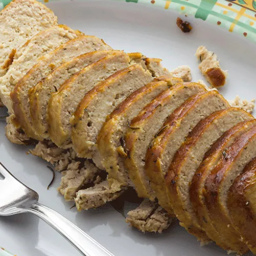 Hackbraten aus dem Ofen