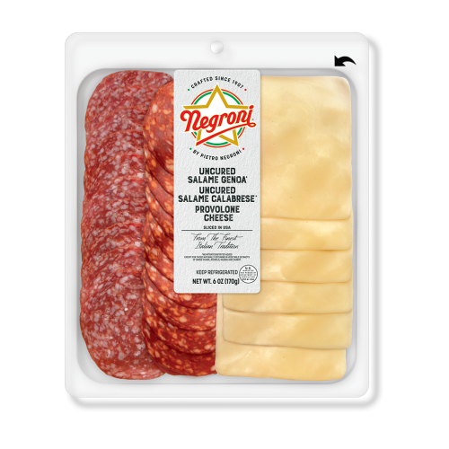 Uncured Salame Genoa Uncured Salame Calabrese Provolone Cheese
