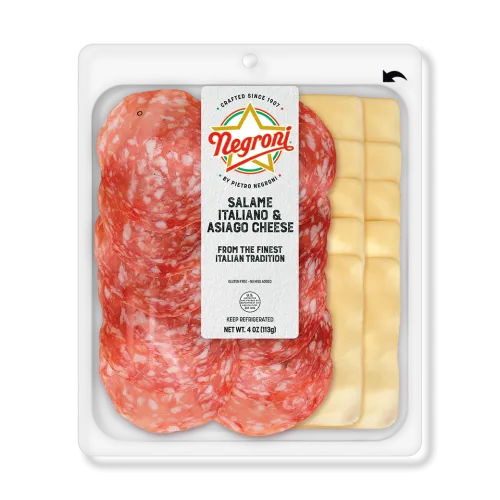 Salame Italiano and Asiago Cheese