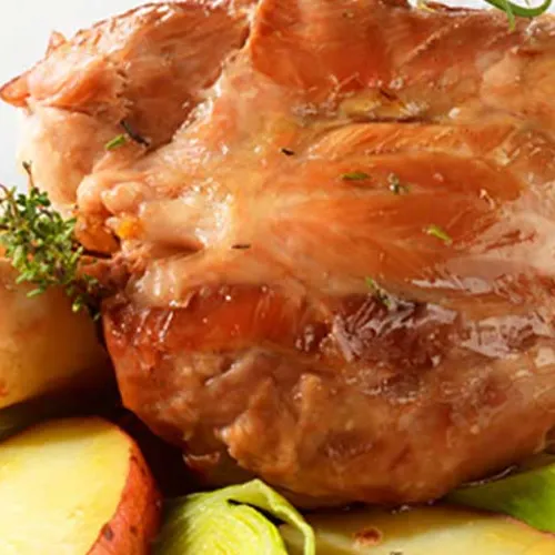 Stinco porro e patate