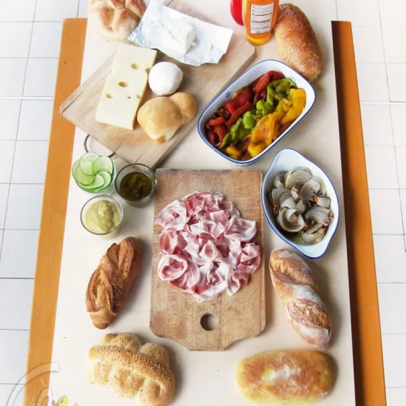 Panino puzzle d'autore