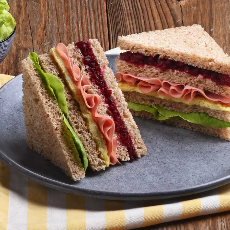 Mini club sandwich arcobaleno