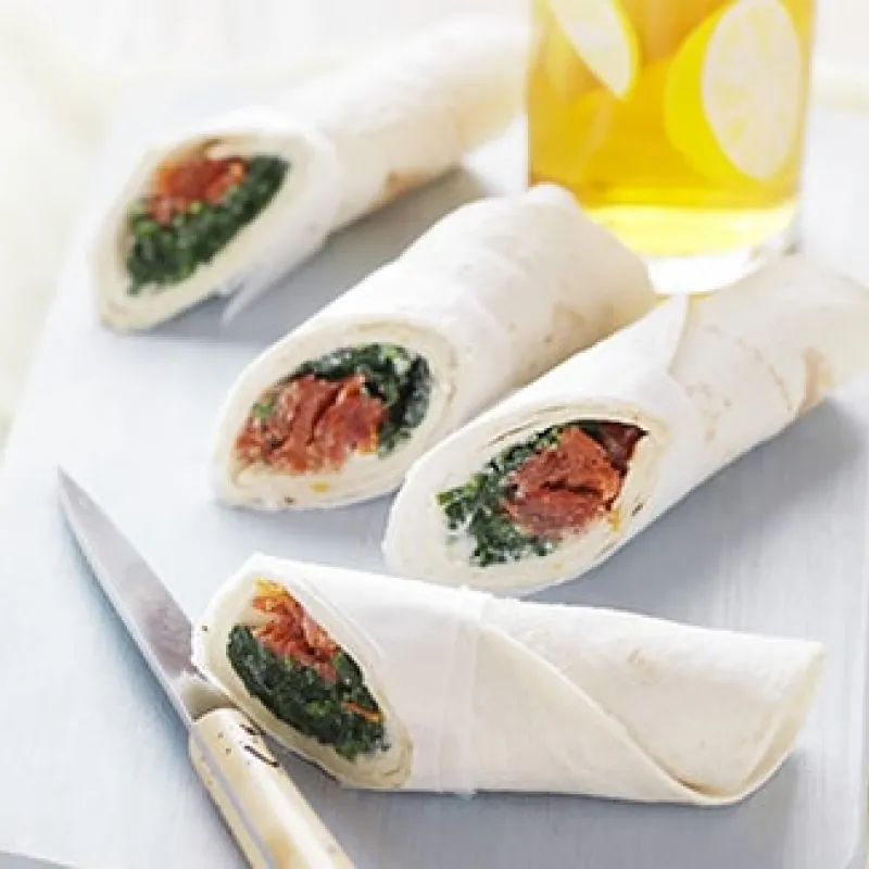 tramezzini arrotolati farciti